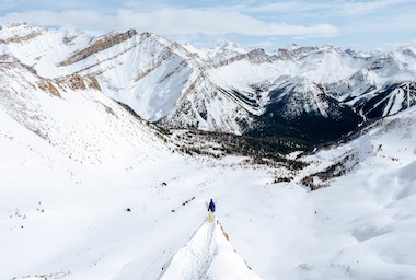 Genie Wong lives to snowboard and the gnarlier the better #NewskiAB