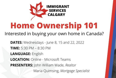 Interested in buying your own home in Canada? Join these workshops to learn how