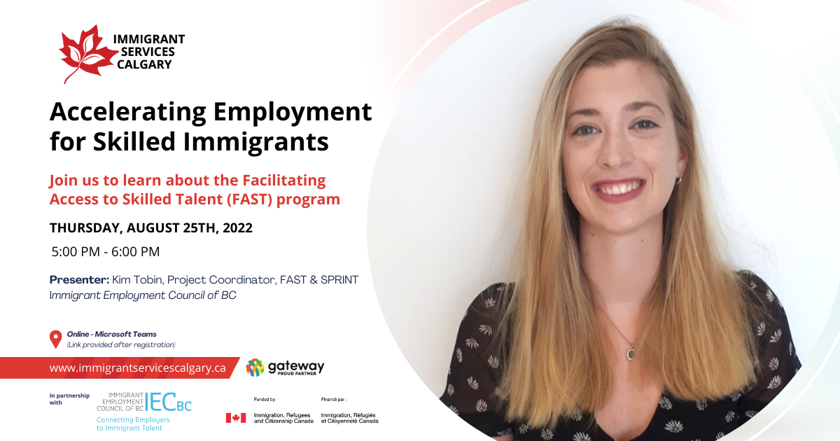 Workshop: Accelerating Employment for Skilled Immigrants