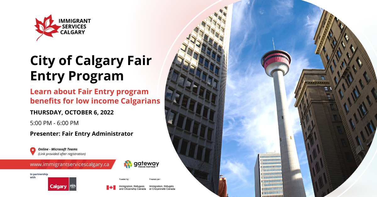 Workshop: City of Calgary Fair Entry Program