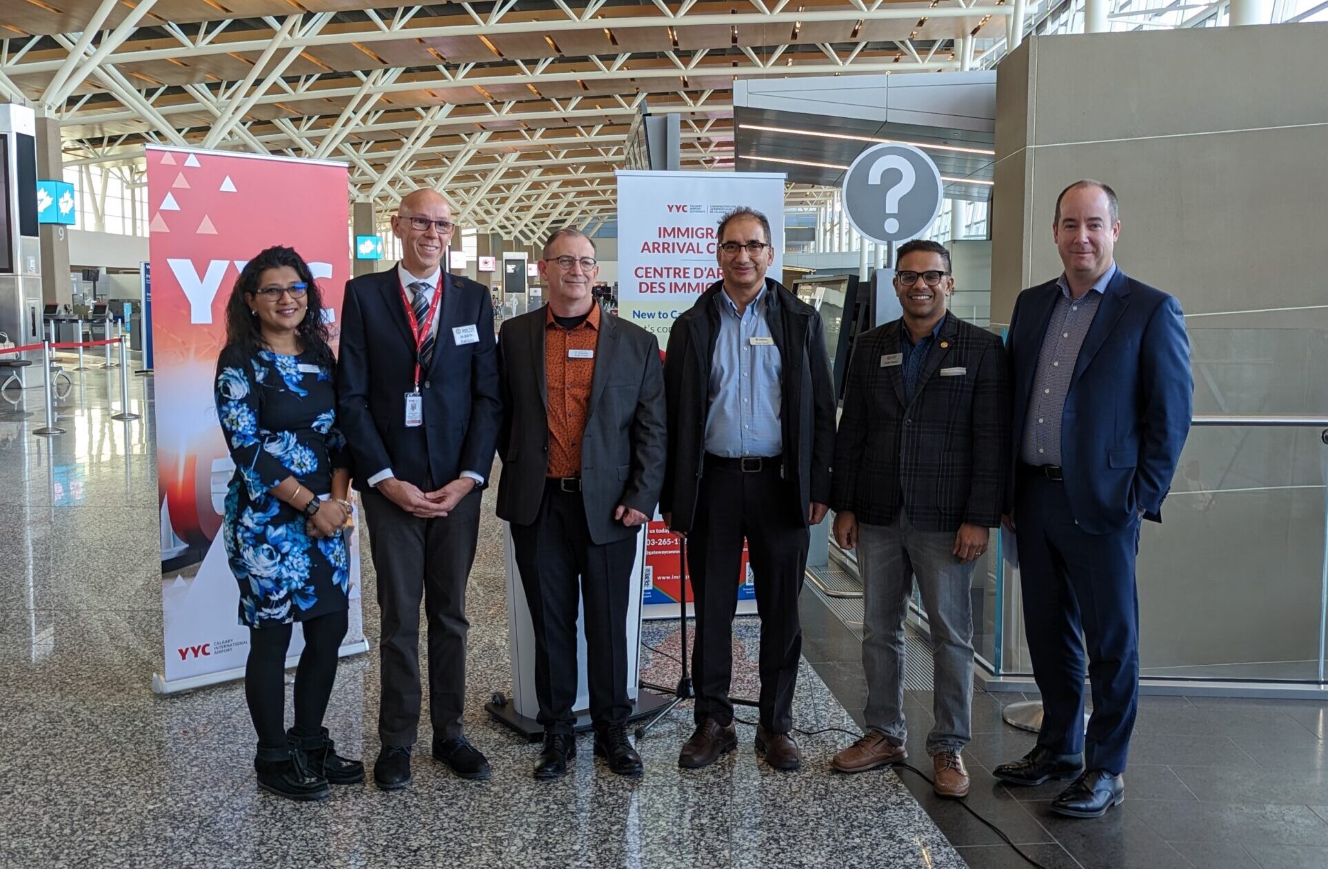 The Calgary Airport Authority and the Calgary Newcomers Collaborative lead the nation in opening the first voluntary immigrant services program at YYC  