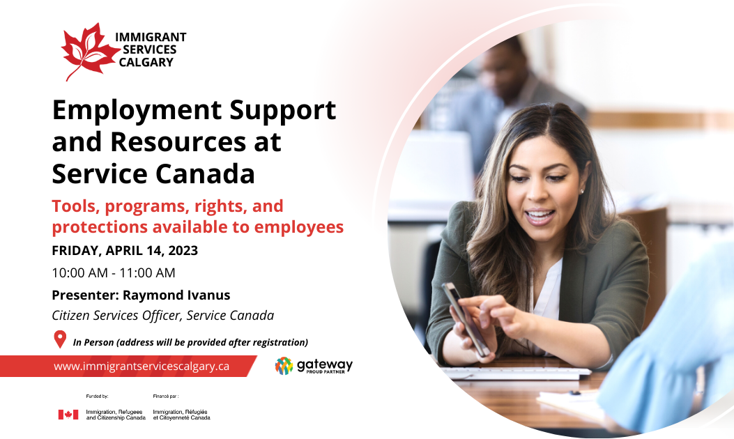 Workshop: Employment Support and Resources at Service Canada