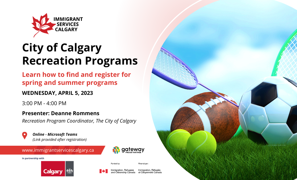 Workshop: <strong>City of Calgary Recreation Programs</strong>