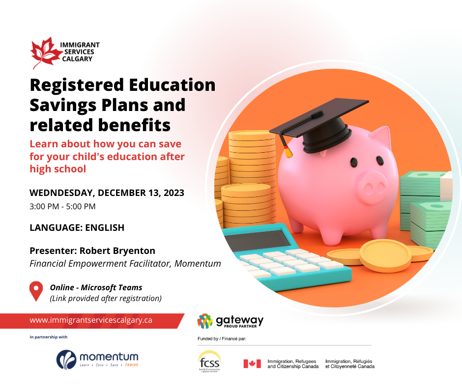 Workshop: Registered Education Savings Plans and related benefits