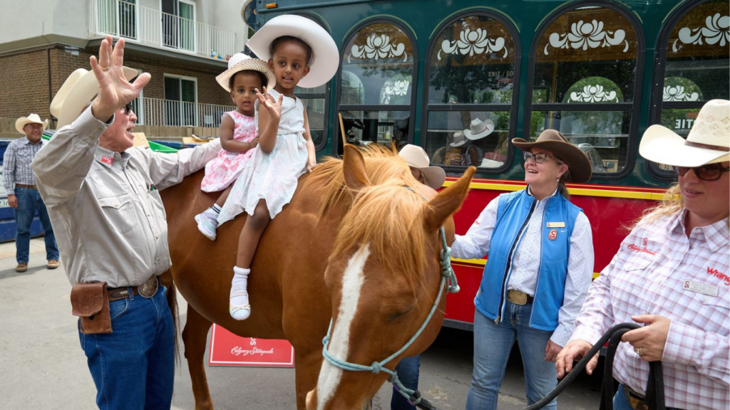For many families, this was their very first Stampede experience.